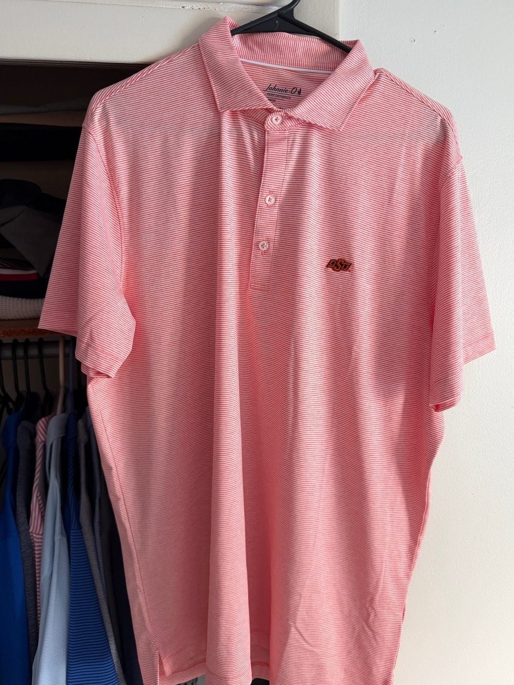Johnnie O Golf Polo Oklahoma State Cowboys Men’s Size Large